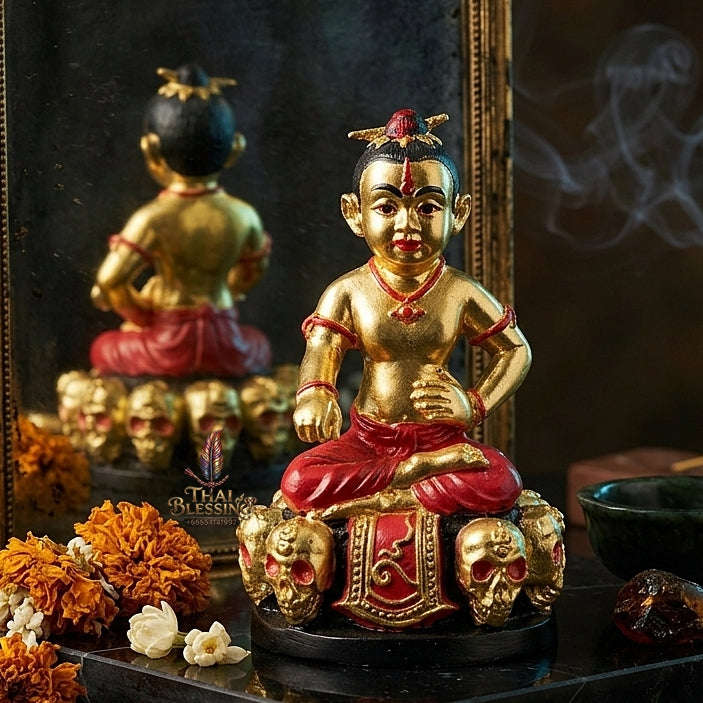👶 THE MONUMENTAL ESOTERIC MASTERPIECE OF NINE-GHOST NECROMANCY, ALCHEMICAL BRONZE SOVEREIGNTY & EXTREME WEALTH: KUMAN GAO KOT Thai Blessing Co By RURUECHA