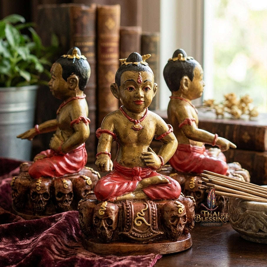 👶 THE MONUMENTAL ESOTERIC MASTERPIECE OF NINE-GHOST NECROMANCY, ALCHEMICAL BRONZE SOVEREIGNTY & EXTREME WEALTH: KUMAN GAO KOT Thai Blessing Co By RURUECHA