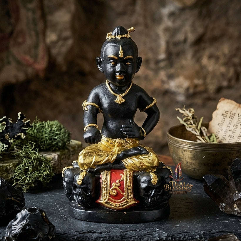 👶 THE MONUMENTAL ESOTERIC MASTERPIECE OF NINE-GHOST NECROMANCY, ALCHEMICAL BRONZE SOVEREIGNTY & EXTREME WEALTH: KUMAN GAO KOT Thai Blessing Co By RURUECHA
