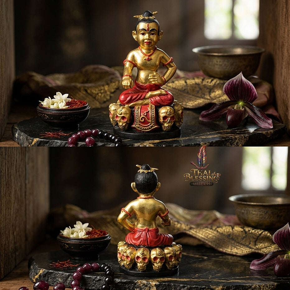 👶 THE MONUMENTAL ESOTERIC MASTERPIECE OF NINE-GHOST NECROMANCY, ALCHEMICAL BRONZE SOVEREIGNTY & EXTREME WEALTH: KUMAN GAO KOT Thai Blessing Co By RURUECHA