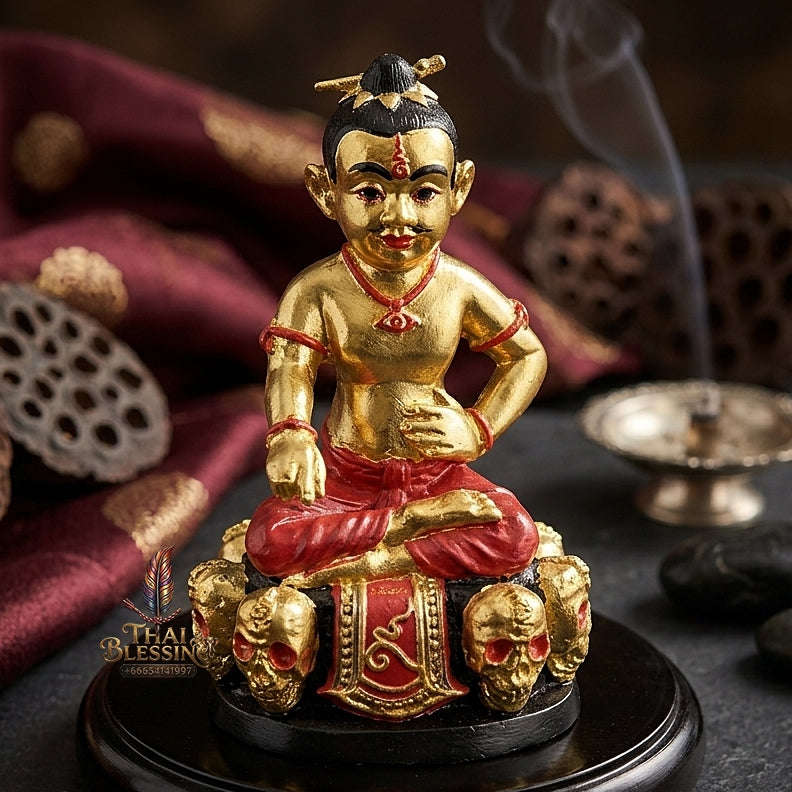 👶 THE MONUMENTAL ESOTERIC MASTERPIECE OF NINE-GHOST NECROMANCY, ALCHEMICAL BRONZE SOVEREIGNTY & EXTREME WEALTH: KUMAN GAO KOT Thai Blessing Co By RURUECHA