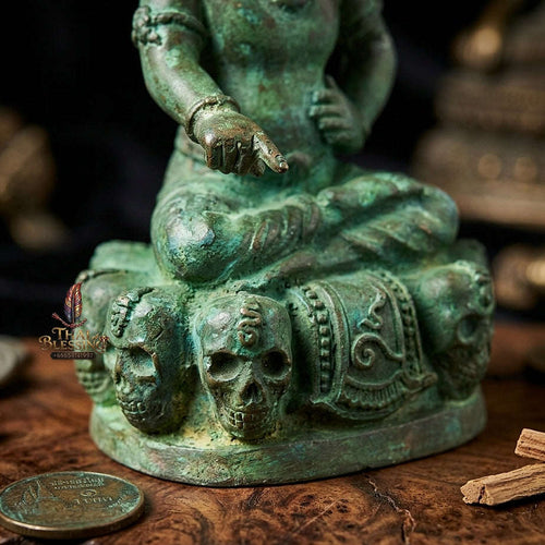 👶 THE MONUMENTAL ESOTERIC MASTERPIECE OF NINE-GHOST NECROMANCY, ALCHEMICAL GREEN-PATINA BRONZE & EXTREME WEALTH SOVEREIGNTY: KUMAN GAO KOT - RUEN 2 GREEN PATINA EDITION Thai Blessing Co By RURUECHA
