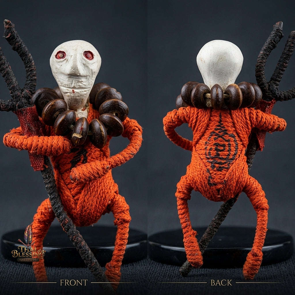 🧵 THE MONUMENTAL ESOTERIC MASTERPIECE OF RED-ROPE NECROMANTIC ANIMATION, PHRAYA KAN SORCERY & SOVEREIGN SPIRITUAL GUARDIANSHIP: HUN PHAYONT MON PHRA KAN Thai Blessing Co By RURUECHA