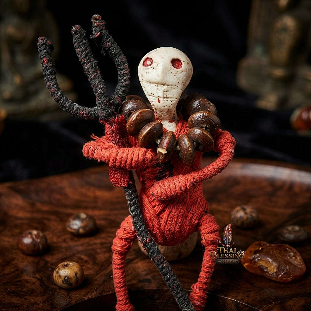 🧵 THE MONUMENTAL ESOTERIC MASTERPIECE OF RED-ROPE NECROMANTIC ANIMATION, PHRAYA KAN SORCERY & SOVEREIGN SPIRITUAL GUARDIANSHIP: HUN PHAYONT MON PHRA KAN Thai Blessing Co By RURUECHA