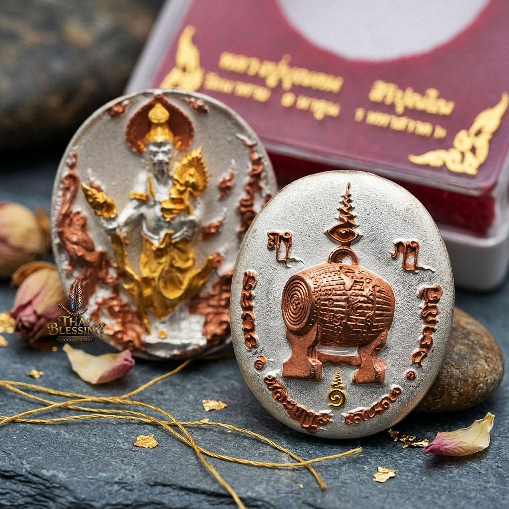 💥 THE MONUMENTAL FOREST HERMIT MASTERPIECE OF ULTIMATE WEALTH, ROAMING FREEDOM & THREE-METAL SOVEREIGNTY RUE SI DOEN DONG - POO HAI RUAY EDITION Thai Blessing Co By RURUECHA
