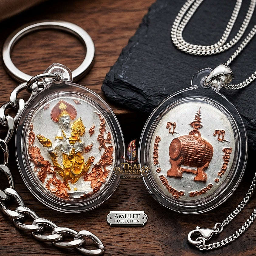 💥 THE MONUMENTAL FOREST HERMIT MASTERPIECE OF ULTIMATE WEALTH, ROAMING FREEDOM & THREE-METAL SOVEREIGNTY RUE SI DOEN DONG - POO HAI RUAY EDITION Thai Blessing Co By RURUECHA
