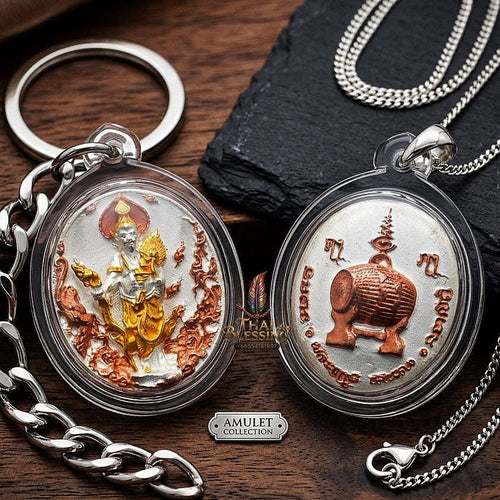 💥 THE MONUMENTAL FOREST HERMIT MASTERPIECE OF ULTIMATE WEALTH, ROAMING FREEDOM & THREE-METAL SOVEREIGNTY RUE SI DOEN DONG - POO HAI RUAY EDITION Thai Blessing Co By RURUECHA