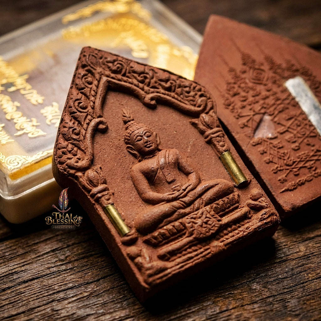 💥 THE MONUMENTAL HIGHLAND-ASCETIC MASTERPIECE OF ADAMANTINE DIAMOND-ARMOR SANEH & SACRED LEK NAM PEE METALLURGY: PHRA KHUN PHAEN KRAU PHET" Thai Blessing Co By RURUECHA