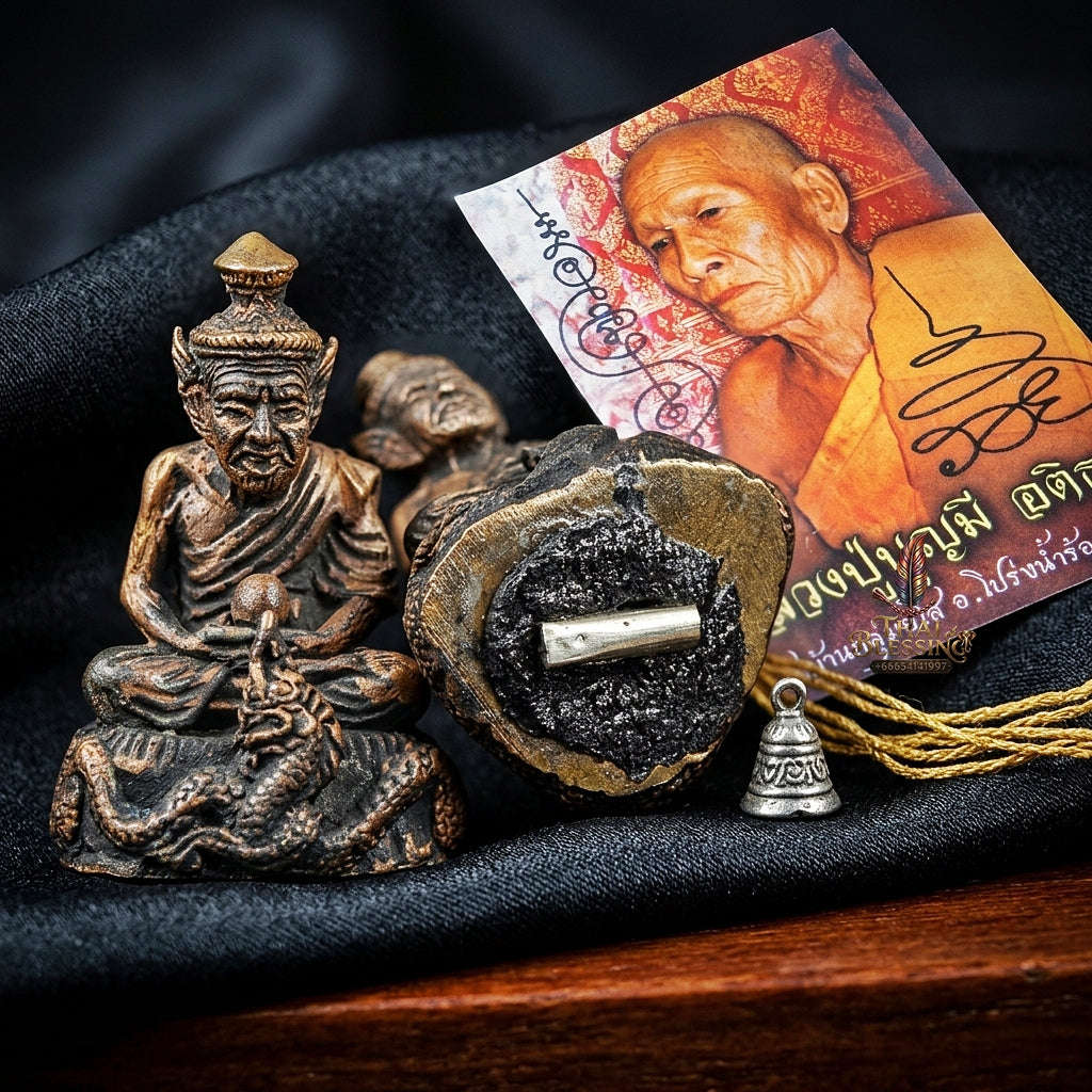 💥 THE MONUMENTAL ISAN MASTERPIECE OF ANCESTRAL RISHI SOVEREIGNTY & SACRED CHANUAN BRONZE METALLURGY: THE LUANG PU BOONMEE WAT KLUM BAAN YASOTHON BOROMAKHRU PHOO RUE-SI NAROD (SACRED CHANUAN ALLOY EDITION, BE 2559)! Thai Blessing Co By RURUECHA
