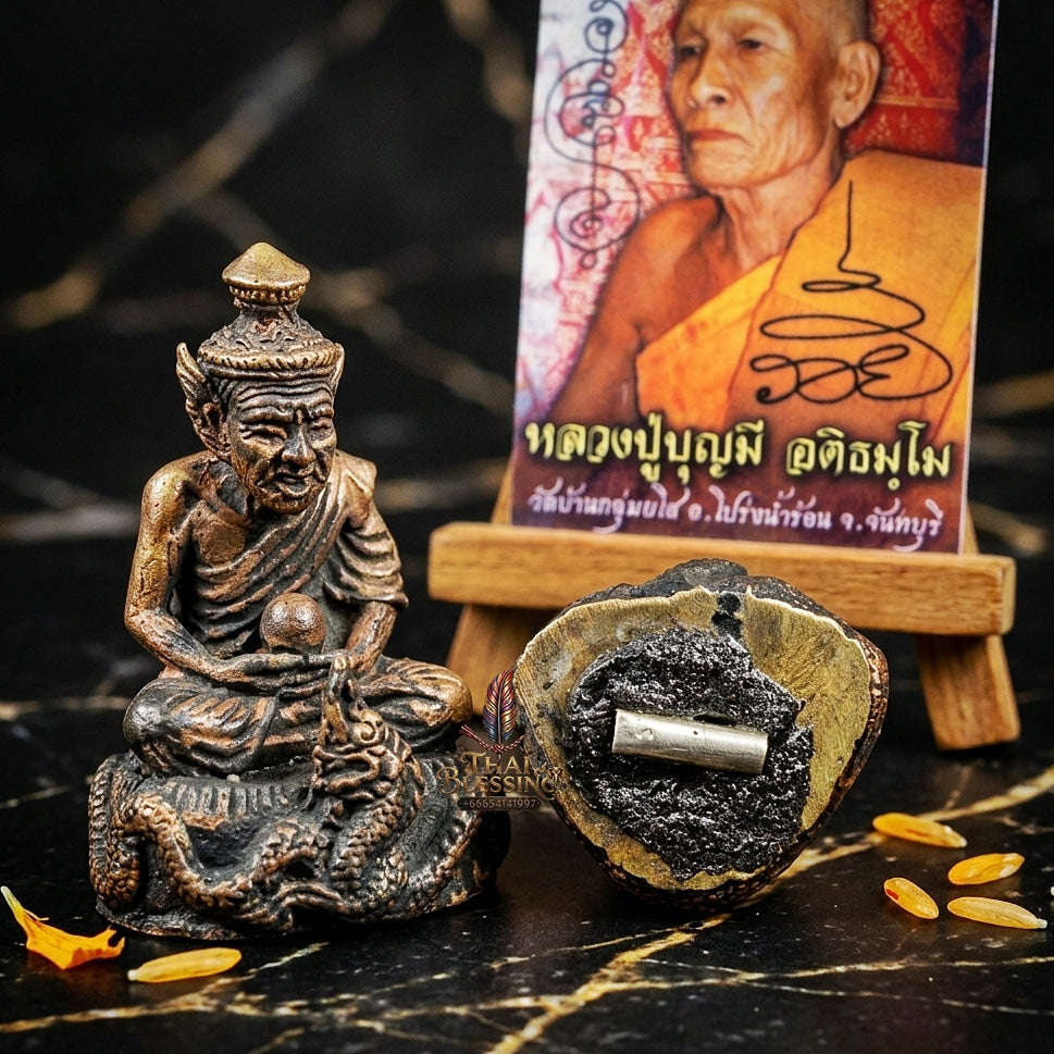 💥 THE MONUMENTAL ISAN MASTERPIECE OF ANCESTRAL RISHI SOVEREIGNTY & SACRED CHANUAN BRONZE METALLURGY: THE LUANG PU BOONMEE WAT KLUM BAAN YASOTHON BOROMAKHRU PHOO RUE-SI NAROD (SACRED CHANUAN ALLOY EDITION, BE 2559)! Thai Blessing Co By RURUECHA