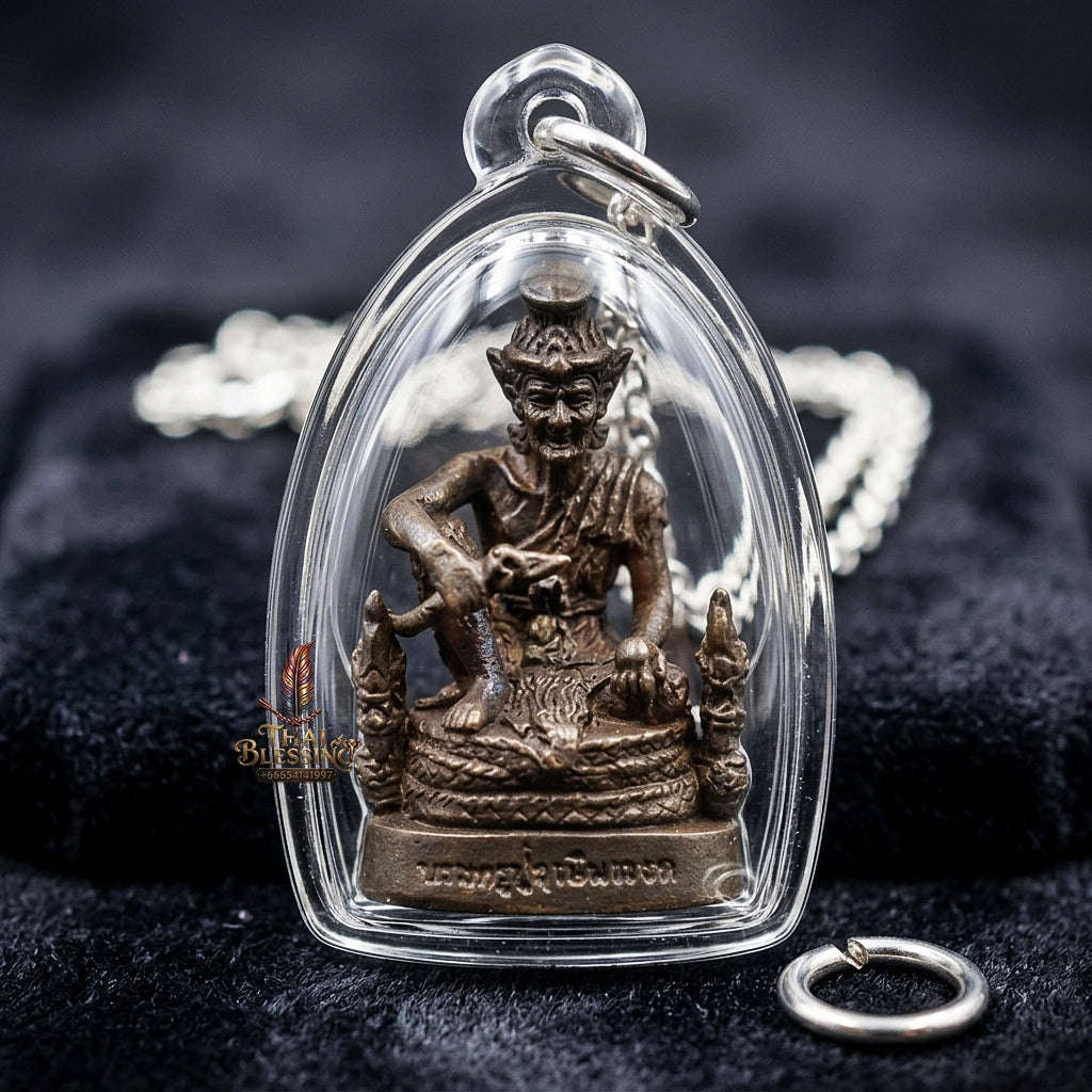 💥 THE MONUMENTAL ISAN MASTERPIECE OF SUPREME RISHI SOVEREIGNTY & SACRED NAWALOHA METALLURGY: THE LUANG PU KHAMBU WAT KUD CHUMPHU BOROMAKHRU PHOO RUE-SI NAROD (NAWALOHA EDITION, BE 2554)! Thai Blessing Co By RURUECHA