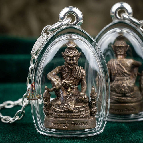 💥 THE MONUMENTAL ISAN MASTERPIECE OF SUPREME RISHI SOVEREIGNTY & SACRED NAWALOHA METALLURGY: THE LUANG PU KHAMBU WAT KUD CHUMPHU BOROMAKHRU PHOO RUE-SI NAROD (NAWALOHA EDITION, BE 2554)! Thai Blessing Co By RURUECHA