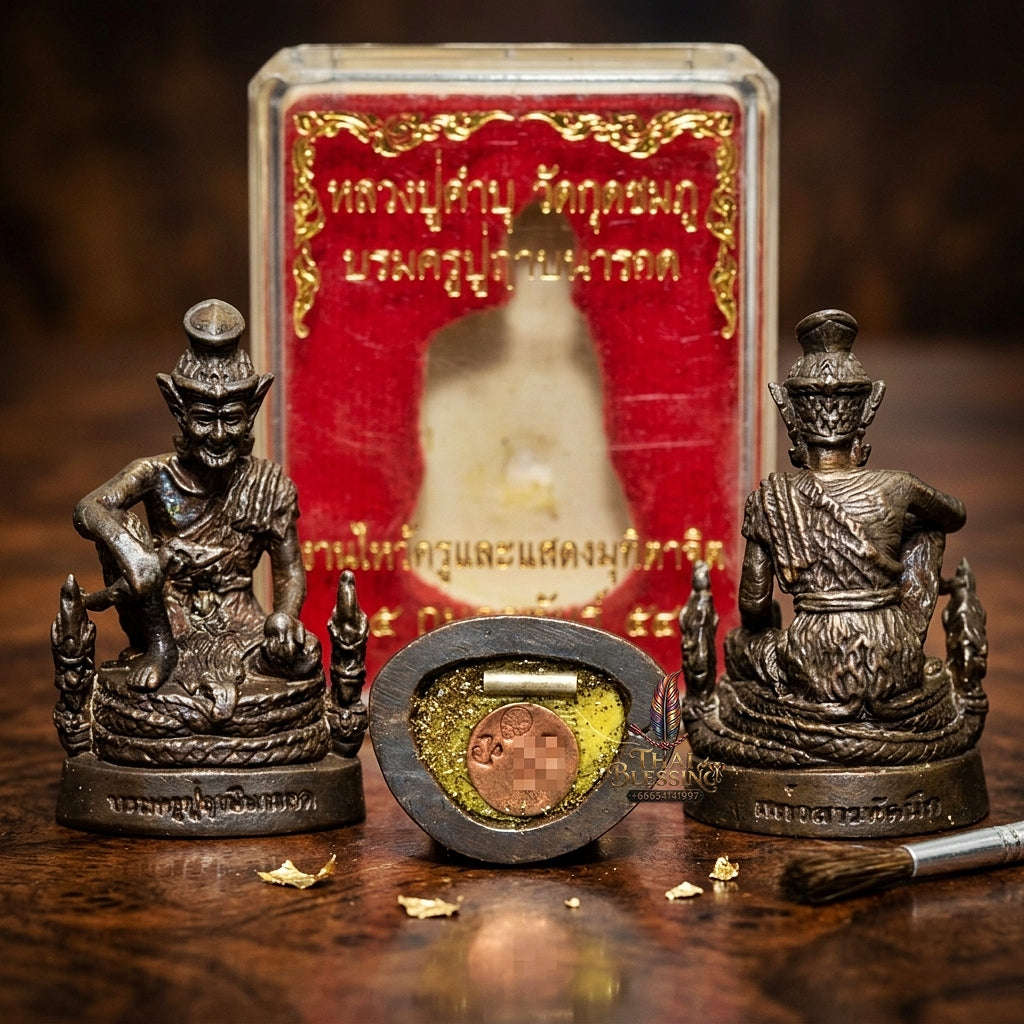 💥 THE MONUMENTAL ISAN MASTERPIECE OF SUPREME RISHI SOVEREIGNTY & SACRED NAWALOHA METALLURGY: THE LUANG PU KHAMBU WAT KUD CHUMPHU BOROMAKHRU PHOO RUE-SI NAROD (NAWALOHA EDITION, BE 2554)! Thai Blessing Co By RURUECHA