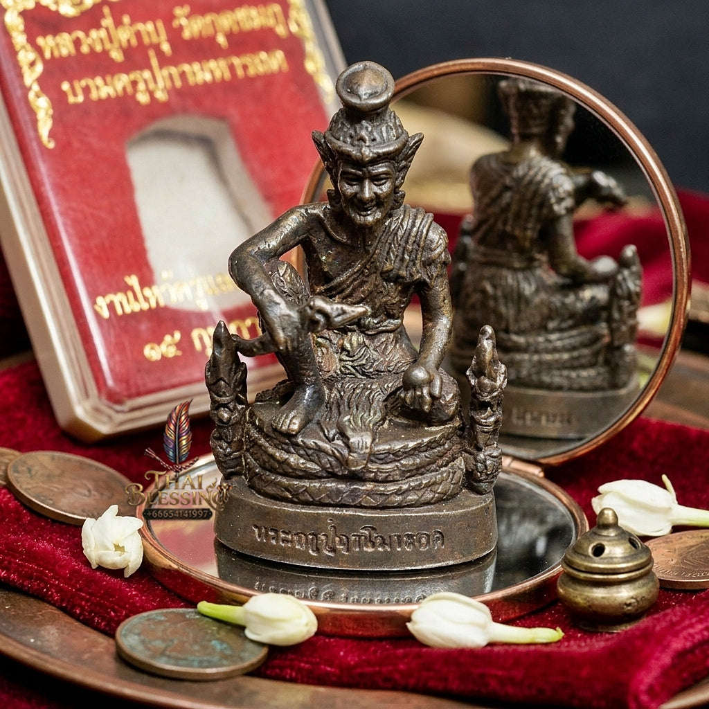 💥 THE MONUMENTAL ISAN MASTERPIECE OF SUPREME RISHI SOVEREIGNTY & SACRED NAWALOHA METALLURGY: THE LUANG PU KHAMBU WAT KUD CHUMPHU BOROMAKHRU PHOO RUE-SI NAROD (NAWALOHA EDITION, BE 2554)! Thai Blessing Co By RURUECHA