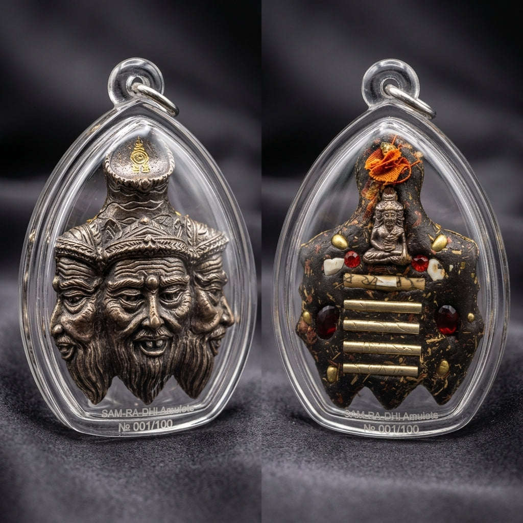 🔥 THE MONUMENTAL KANCHANABURI FOREST MASTERPIECE OF SUPREME BRAHMA-SAGE WISDOM, ALCHEMICAL SAMRITH BRONZE & FORTUNE-ELEVATING SOVEREIGNTY: HNAEN KRU POO RUE SI PHROMMA MET Thai Blessing Co By RURUECHA