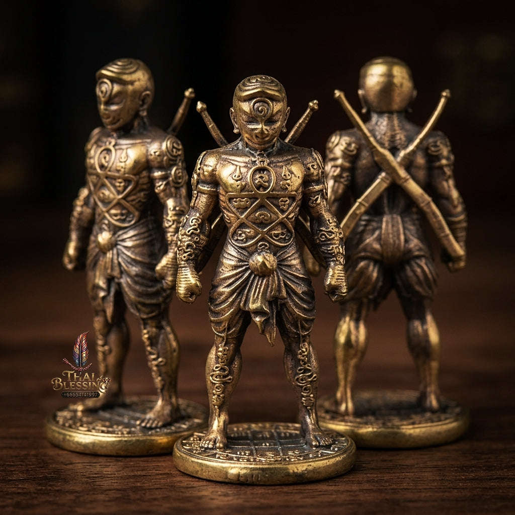 💥 THE MONUMENTAL KANCHANABURI MASTERPIECE OF GUARDIAN GOLEM SORCERY & REFINED BRONZE METALLURGY: THE LUANG PU YEN WAT KAENG SADAO HUN PAYONT KONG RITH (PURE BRONZE EDITION, BE 2569 / 2026)! Thai Blessing Co By RURUECHA