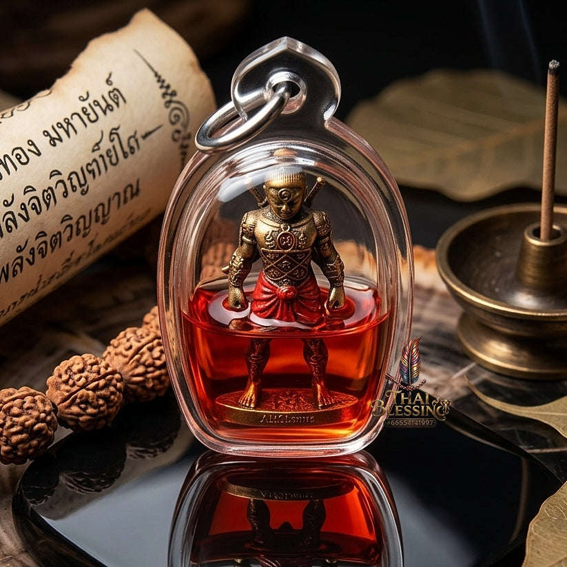 💥 THE MONUMENTAL KANCHANABURI MASTERPIECE OF GUARDIAN GOLEM SORCERY & SATIN-CHANUAN METALLURGY: THE LUANG PU YEN WAT KAENG SADAO HUN PAYONT KONG RITH (SATIN ALLOY MATRIX IMMERSED IN RED-CHICKEN HERBAL OIL, BE 2569 / 2026)! Thai Blessing Co By