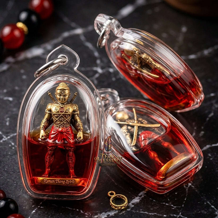 💥 THE MONUMENTAL KANCHANABURI MASTERPIECE OF GUARDIAN GOLEM SORCERY & SATIN-CHANUAN METALLURGY: THE LUANG PU YEN WAT KAENG SADAO HUN PAYONT KONG RITH (SATIN ALLOY MATRIX IMMERSED IN RED-CHICKEN HERBAL OIL, BE 2569 / 2026)! Thai Blessing Co By