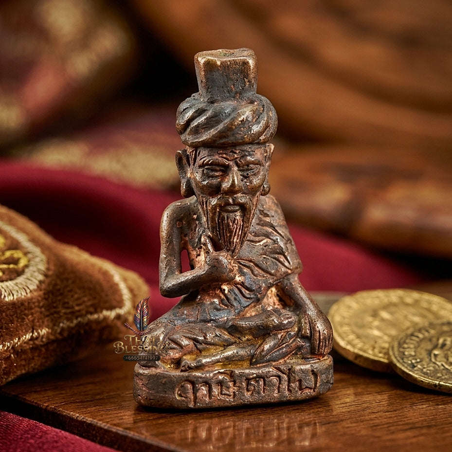 💥 THE MONUMENTAL KHAO OOR MASTERPIECE OF TA-FAI SOVEREIGN AUTHORITY & SACRED CHANUAN ALLOY METALLURGY: THE AJAHN PLIAN HATTHAYANON WAT KHAO OOR BOROMAKHRU PHRA RUE-SI TA-FAI (SACRED BRONZE-CHANUAN EDITION, BE 2561)! Thai Blessing Co By RURUECHA