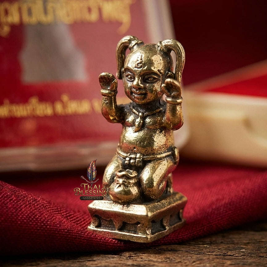 ⚪ THE MONUMENTAL KORAT MASTERPIECE OF RURAL NECROMANCY, ALCALINE WHITE BRONZE & WEALTH-SWEEPING SOVEREIGNTY: KUMAN KOI SAP Thai Blessing Co By RURUECHA