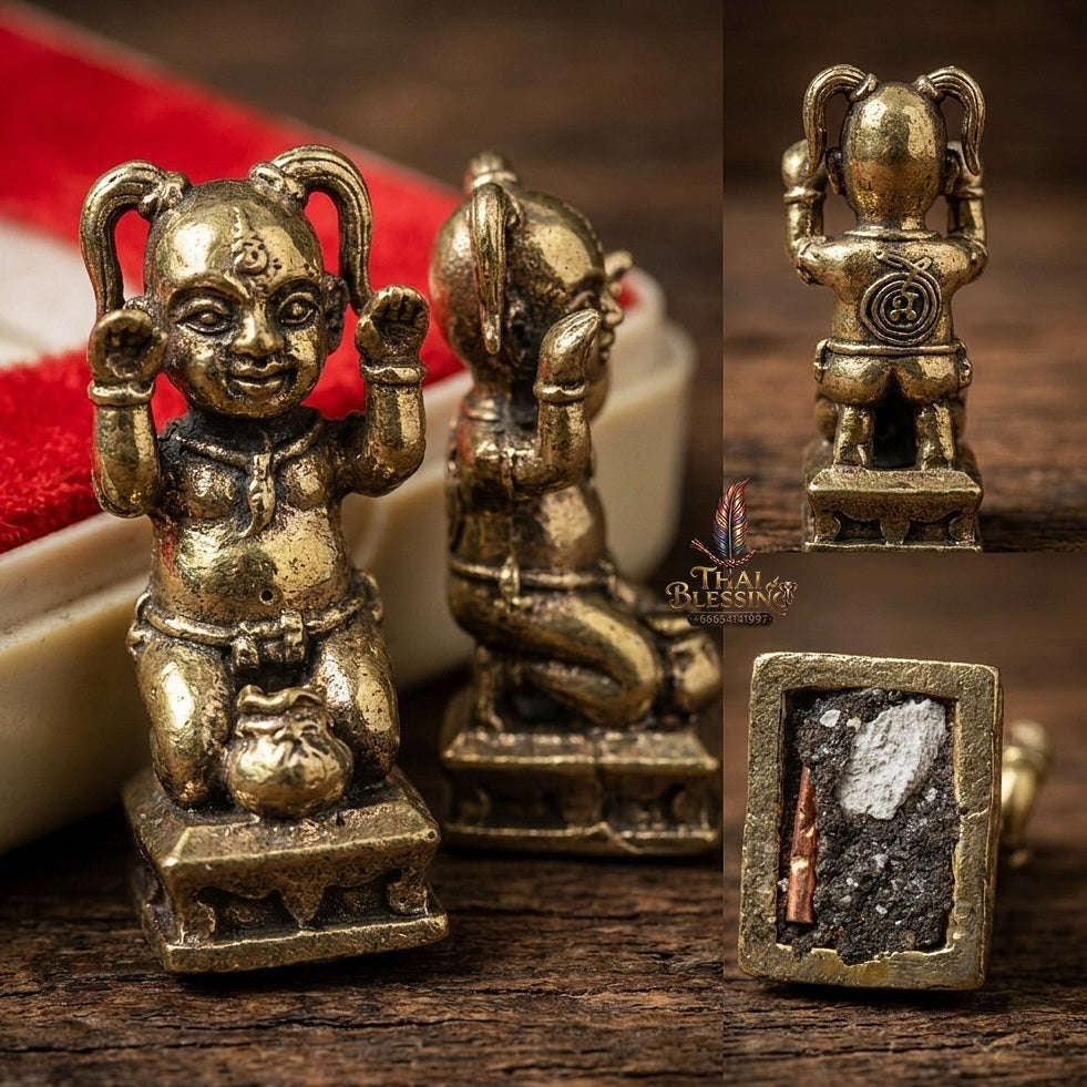 ⚪ THE MONUMENTAL KORAT MASTERPIECE OF RURAL NECROMANCY, ALCALINE WHITE BRONZE & WEALTH-SWEEPING SOVEREIGNTY: KUMAN KOI SAP Thai Blessing Co By RURUECHA