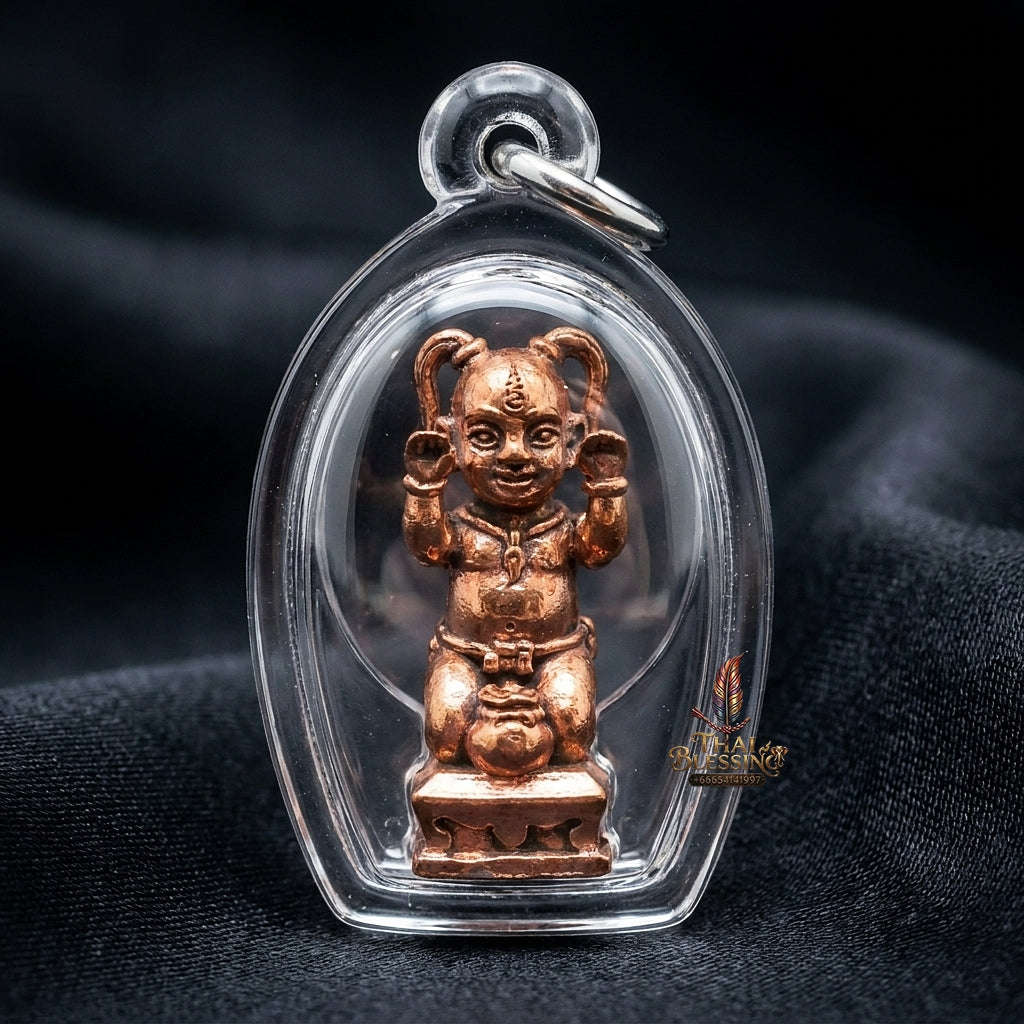 🌸 THE MONUMENTAL KORAT MASTERPIECE OF RURAL NECROMANCY, ROSE GOLD-PLATED BRONZE & WEALTH-SWEEPING SOVEREIGNTY: KUMAN KOI SAP Thai Blessing Co By RURUECHA