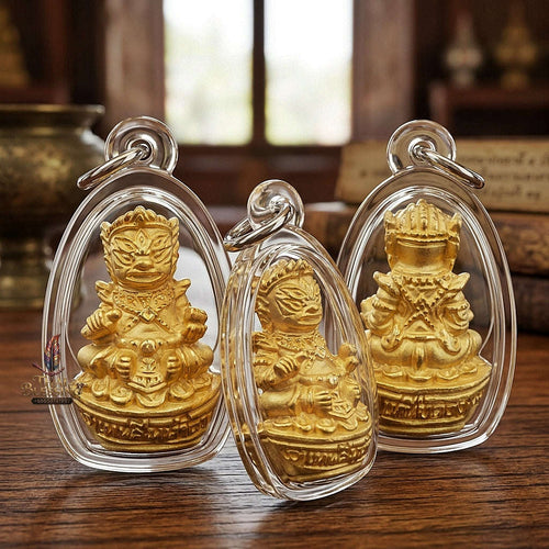 🌟 THE MONUMENTAL LAMPANG FOREST MASTERPIECE OF FIERCE FOUR-EARS FIVE-EYES MYTHOLOGY, 24K GOLD-PLATED SAMRITH BRONZE & BILLIONAIRE WEALTH-PULLING SOVEREIGNTY: SI HOO HA TA Thai Blessing Co By RURUECHA