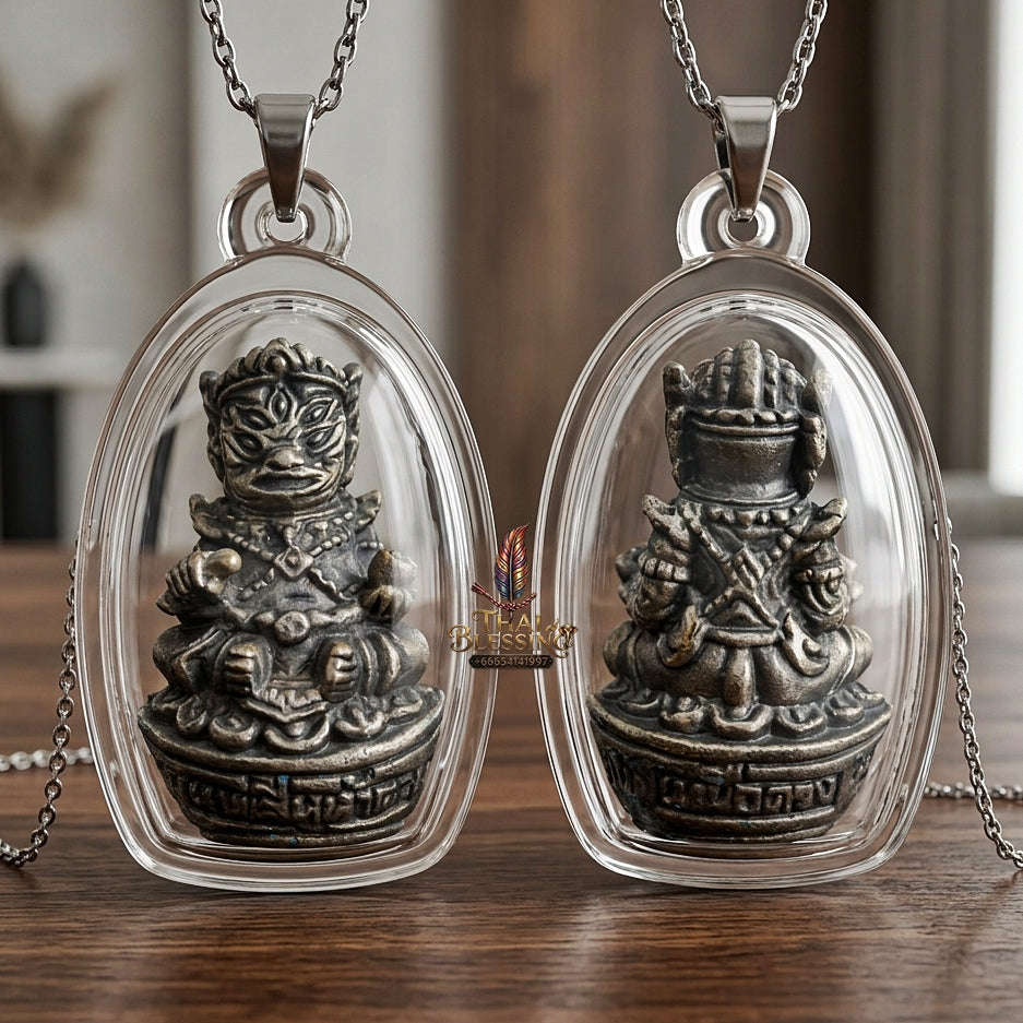 🖤 THE MONUMENTAL LAMPANG FOREST MASTERPIECE OF FIERCE FOUR-EARS FIVE-EYES MYTHOLOGY, ALCHEMICAL OXIDIZED SAMRITH BRONZE & BILLIONAIRE WEALTH-PULLING SOVEREIGNTY: SI HOO HA TA Thai Blessing Co By RURUECHA