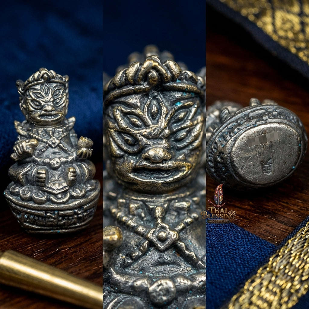 🖤 THE MONUMENTAL LAMPANG FOREST MASTERPIECE OF FIERCE FOUR-EARS FIVE-EYES MYTHOLOGY, ALCHEMICAL OXIDIZED SAMRITH BRONZE & BILLIONAIRE WEALTH-PULLING SOVEREIGNTY: SI HOO HA TA Thai Blessing Co By RURUECHA