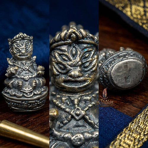 🖤 THE MONUMENTAL LAMPANG FOREST MASTERPIECE OF FIERCE FOUR-EARS FIVE-EYES MYTHOLOGY, ALCHEMICAL OXIDIZED SAMRITH BRONZE & BILLIONAIRE WEALTH-PULLING SOVEREIGNTY: SI HOO HA TA Thai Blessing Co By RURUECHA