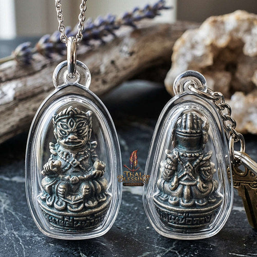 🖤 THE MONUMENTAL LAMPANG FOREST MASTERPIECE OF FIERCE FOUR-EARS FIVE-EYES MYTHOLOGY, ALCHEMICAL OXIDIZED SAMRITH BRONZE & BILLIONAIRE WEALTH-PULLING SOVEREIGNTY: SI HOO HA TA Thai Blessing Co By RURUECHA