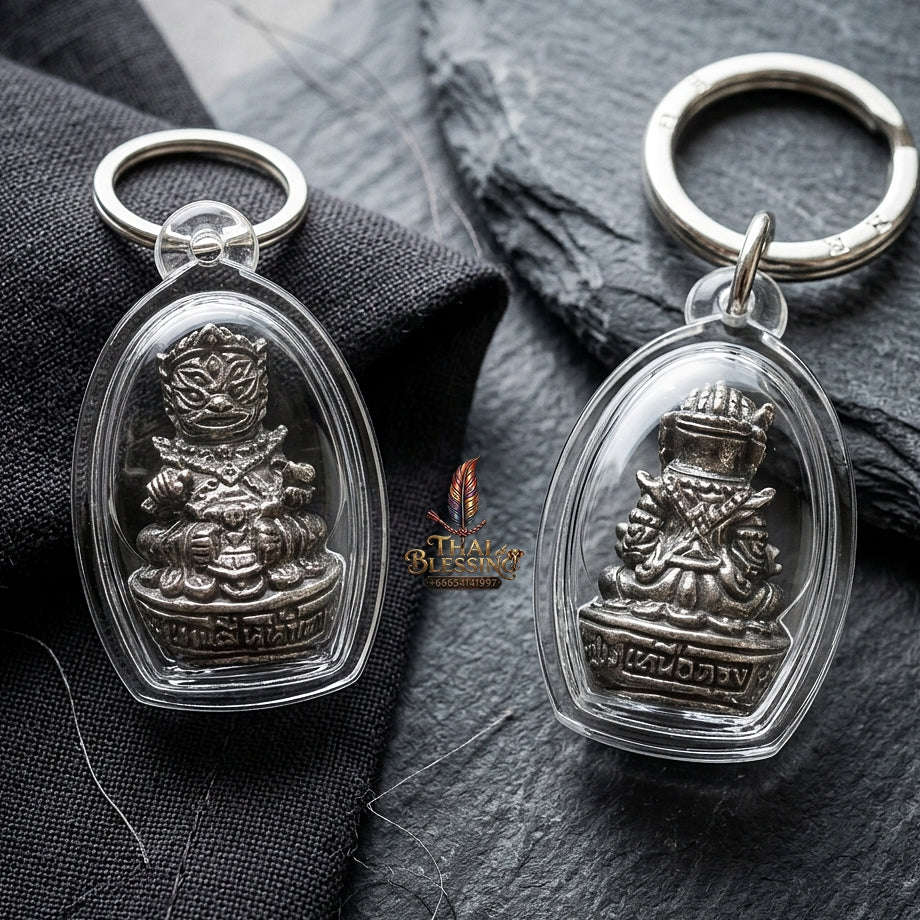 🥈 THE MONUMENTAL LAMPANG FOREST MASTERPIECE OF FIERCE FOUR-EARS FIVE-EYES MYTHOLOGY, SATIN-OXIDIZED SAMRITH BRONZE & BILLIONAIRE WEALTH-PULLING SOVEREIGNTY: SI HOO HA TA Thai Blessing Co By RURUECHA