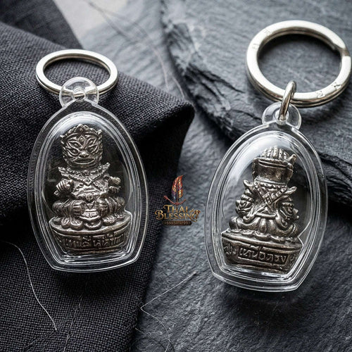 🥈 THE MONUMENTAL LAMPANG FOREST MASTERPIECE OF FIERCE FOUR-EARS FIVE-EYES MYTHOLOGY, SATIN-OXIDIZED SAMRITH BRONZE & BILLIONAIRE WEALTH-PULLING SOVEREIGNTY: SI HOO HA TA Thai Blessing Co By RURUECHA