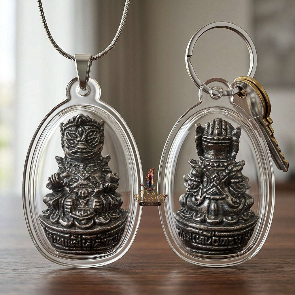 🥈 THE MONUMENTAL LAMPANG FOREST MASTERPIECE OF FIERCE FOUR-EARS FIVE-EYES MYTHOLOGY, SATIN-OXIDIZED SAMRITH BRONZE & BILLIONAIRE WEALTH-PULLING SOVEREIGNTY: SI HOO HA TA Thai Blessing Co By RURUECHA