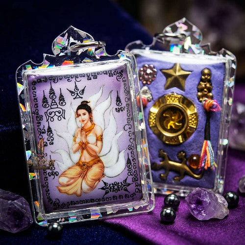 🌸 THE MONUMENTAL LANNA MASTERPIECE OF CAPTIVATING SEDUCTION, MYSTIC ALLURE & ILLUSORY CHARISMA: LOCKET NANG JING JOK Thai Blessing Co By RURUECHA