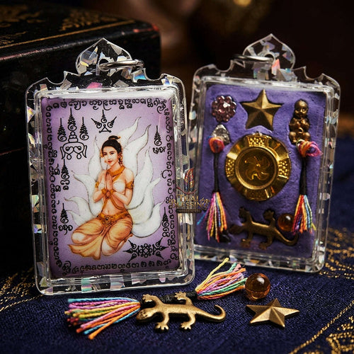 🌸 THE MONUMENTAL LANNA MASTERPIECE OF CAPTIVATING SEDUCTION, MYSTIC ALLURE & ILLUSORY CHARISMA: LOCKET NANG JING JOK Thai Blessing Co By RURUECHA