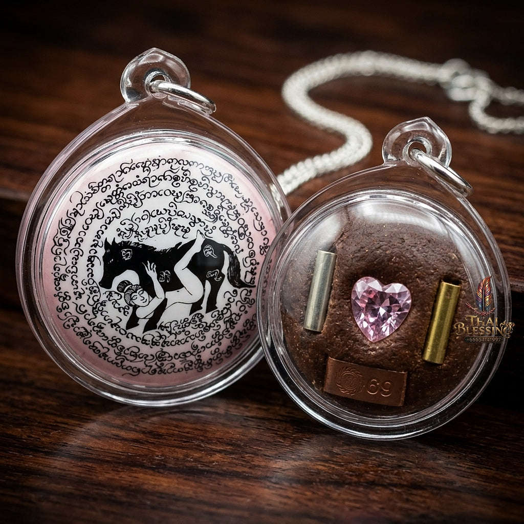 🐎 THE MONUMENTAL LANNA MASTERPIECE OF LEGENDARY EROTIC SEDUCTION, NIGHTLIFE CHARISMA & UNSTOPPABLE INTERPERSONAL ATTRACTION: LOCKET MA SANE PHANG Thai Blessing Co By RURUECHA