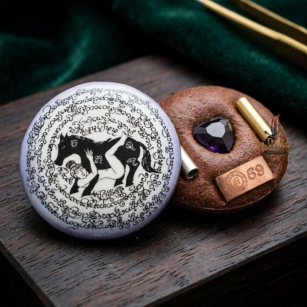 🐎 THE MONUMENTAL LANNA MASTERPIECE OF LEGENDARY EROTIC SEDUCTION, NIGHTLIFE CHARISMA & UNSTOPPABLE INTERPERSONAL ATTRACTION: LOCKET MA SANE PHANG Thai Blessing Co By RURUECHA