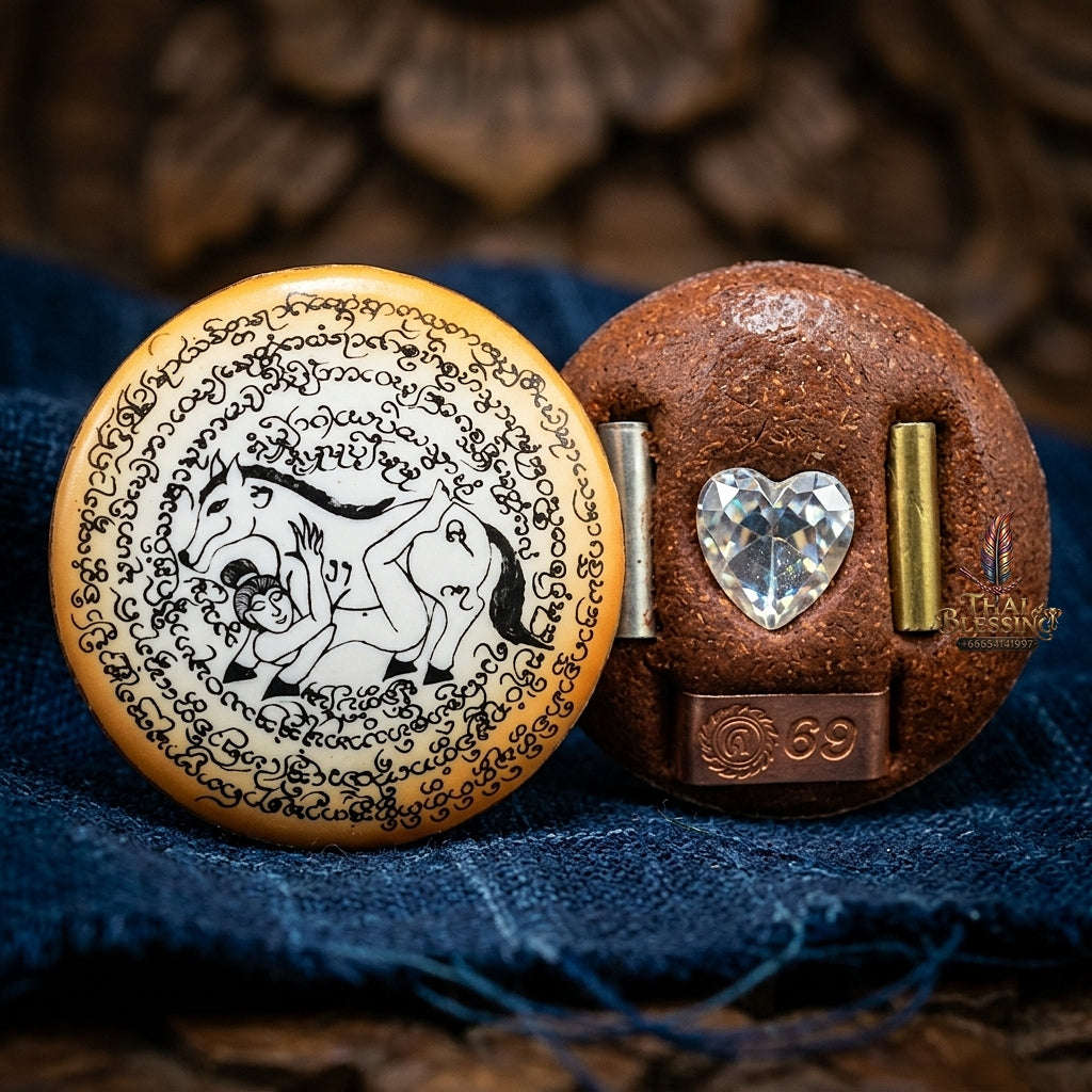 🐎 THE MONUMENTAL LANNA MASTERPIECE OF LEGENDARY EROTIC SEDUCTION, NIGHTLIFE CHARISMA & UNSTOPPABLE INTERPERSONAL ATTRACTION: LOCKET MA SANE PHANG Thai Blessing Co By RURUECHA