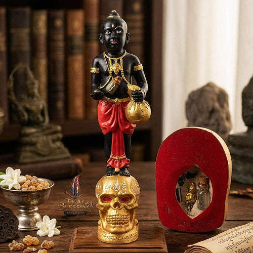 👦 THE MONUMENTAL LANNA MASTERPIECE OF NORTHERN NECROMANCY, VIBRANT RESIN SCULPTURE & EXTREME TRADE SOVEREIGNTY: KUMAN THONG Thai Blessing Co By RURUECHA