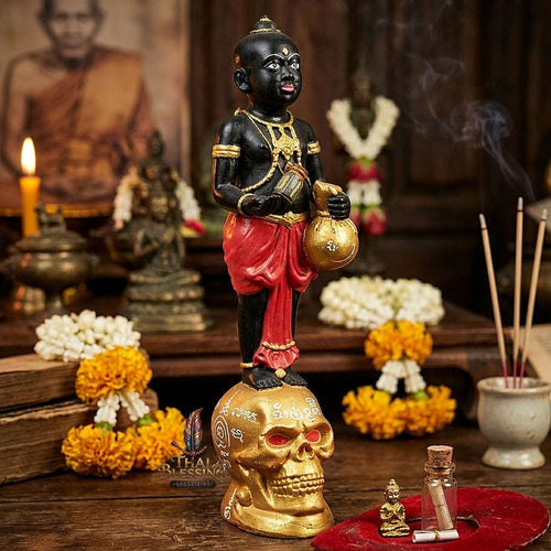 👦 THE MONUMENTAL LANNA MASTERPIECE OF NORTHERN NECROMANCY, VIBRANT RESIN SCULPTURE & EXTREME TRADE SOVEREIGNTY: KUMAN THONG Thai Blessing Co By RURUECHA