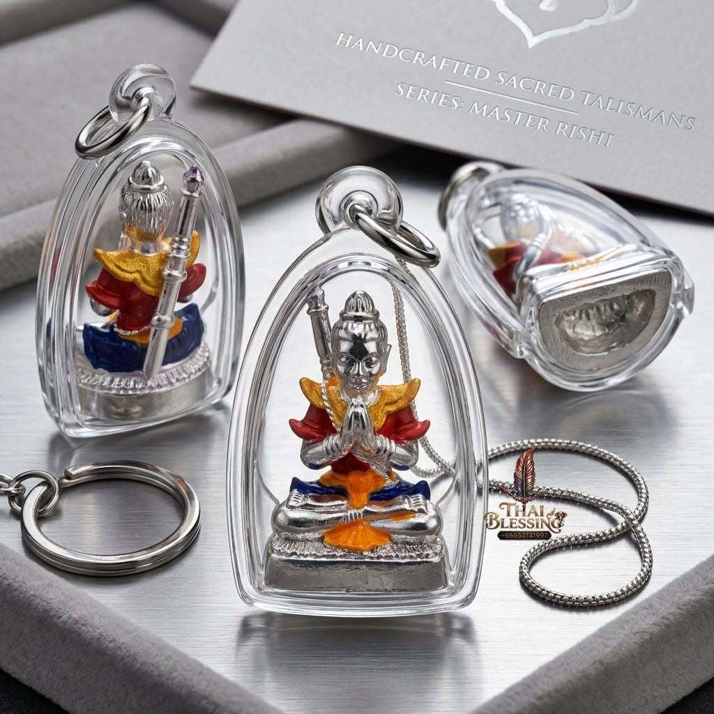 💥 THE MONUMENTAL LANNA MASTERPIECE OF ULTIMATE SPELLBINDING CHARM & RARE TABAK FLOWER ENAMEL PRECISION: THE KRUBA NUA RITH WAT SAPHAN DAM KHUNPHAEN SAEN AKHOM (MON MAHA HLONG EDITION, DOK TABAK ENAMEL, BE 2562)! Thai Blessing Co By RURUECHA