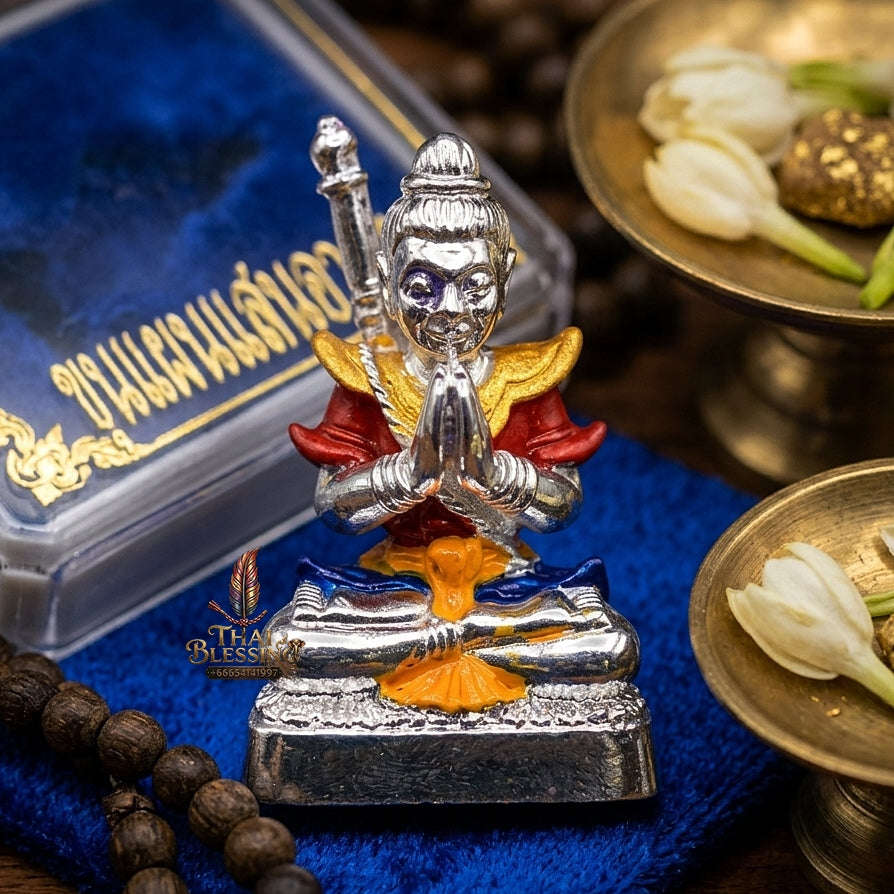 💥 THE MONUMENTAL LANNA MASTERPIECE OF ULTIMATE SPELLBINDING CHARM & RARE TABAK FLOWER ENAMEL PRECISION: THE KRUBA NUA RITH WAT SAPHAN DAM KHUNPHAEN SAEN AKHOM (MON MAHA HLONG EDITION, DOK TABAK ENAMEL, BE 2562)! Thai Blessing Co By RURUECHA