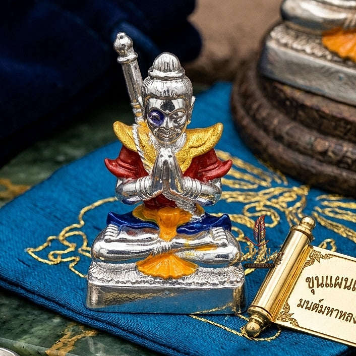 💥 THE MONUMENTAL LANNA MASTERPIECE OF ULTIMATE SPELLBINDING CHARM & RARE TABAK FLOWER ENAMEL PRECISION: THE KRUBA NUA RITH WAT SAPHAN DAM KHUNPHAEN SAEN AKHOM (MON MAHA HLONG EDITION, DOK TABAK ENAMEL, BE 2562)! Thai Blessing Co By RURUECHA