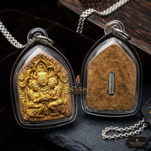 💥 THE MONUMENTAL LANNAN MASTERPIECE OF SUPREME CHARISMA & RARE TIN-TALISMAN ALCHEMY: THE POKRU SINGKORN KREDRED PHAYA KHAO KHAM (ULTRA-LIMITED RITUAL HERBAL POWDER & TIKIN-TAKUD EDITION, BE 2564)! Thai Blessing Co By RURUECHA