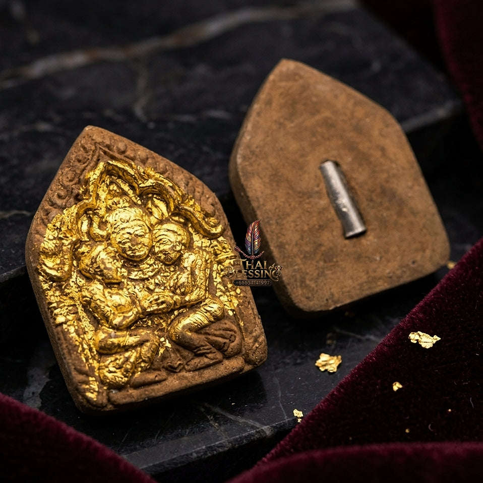 💥 THE MONUMENTAL LANNAN MASTERPIECE OF SUPREME CHARISMA & RARE TIN-TALISMAN ALCHEMY: THE POKRU SINGKORN KREDRED PHAYA KHAO KHAM (ULTRA-LIMITED RITUAL HERBAL POWDER & TIKIN-TAKUD EDITION, BE 2564)! Thai Blessing Co By RURUECHA