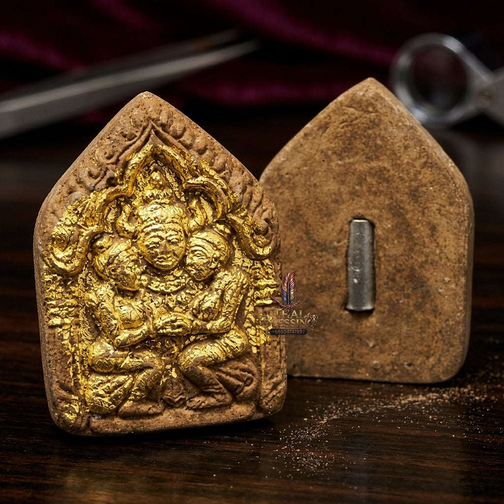 💥 THE MONUMENTAL LANNAN MASTERPIECE OF SUPREME CHARISMA & RARE TIN-TALISMAN ALCHEMY: THE POKRU SINGKORN KREDRED PHAYA KHAO KHAM (ULTRA-LIMITED RITUAL HERBAL POWDER & TIKIN-TAKUD EDITION, BE 2564)! Thai Blessing Co By RURUECHA