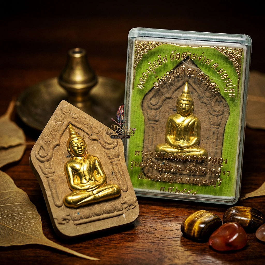 💥 THE MONUMENTAL MASTERPIECE OF BLACK-COTTONWOOD PHRAI-KUMAR POWER: THE LUANG PU YAM WAT SAM NGAM KHUN PAEN LANG KUMAR CHAO KHUN THONG! Thai Blessing Co By RURUECHA
