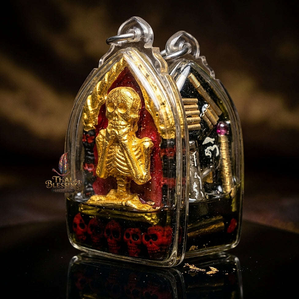 💥 THE MONUMENTAL MASTERPIECE OF NECROMANTIC DESIRE & LUCK: THE ACHAN SONG YOT PHRAI THONG KHUN PHAEN!  Sacred "Khun Phaen Phrai Thong (Golden Spirit Khun Phaen) Thai Blessing Co By RURUECHA
