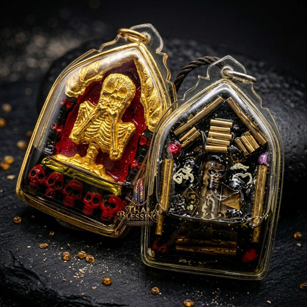 💥 THE MONUMENTAL MASTERPIECE OF NECROMANTIC DESIRE & LUCK: THE ACHAN SONG YOT PHRAI THONG KHUN PHAEN!  Sacred "Khun Phaen Phrai Thong (Golden Spirit Khun Phaen) Thai Blessing Co By RURUECHA